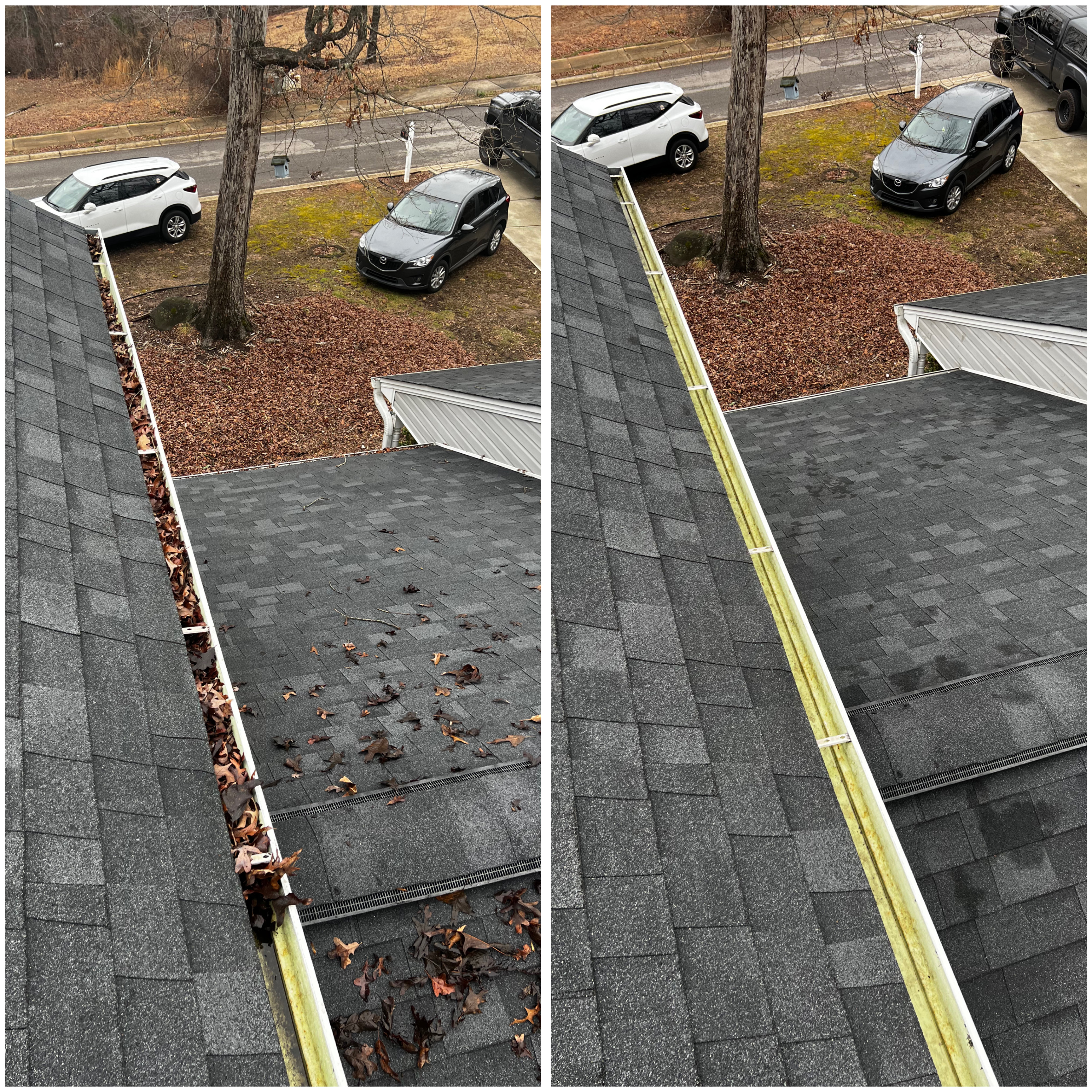 Gutter refresh project in Lula, GA