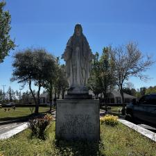 Jesus-Monument-cleaning-in-Memorial-Park-South-Flowery-Branch-GA 10