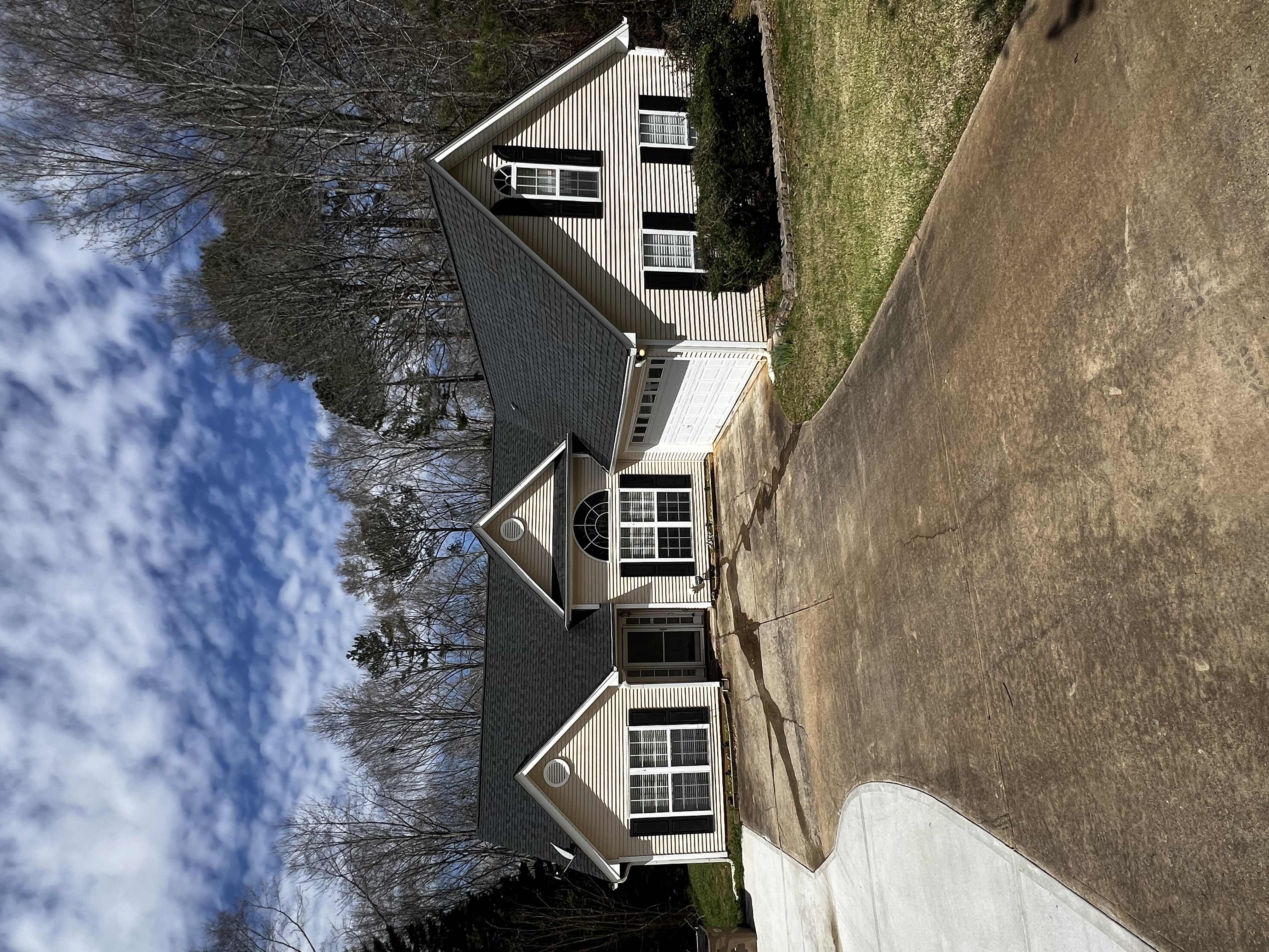 Routine house wash in Gainesville, GA