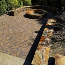 Rush-concrete-cleaning-and-cobblestone-fire-pit-in-Grayson-Ga 4